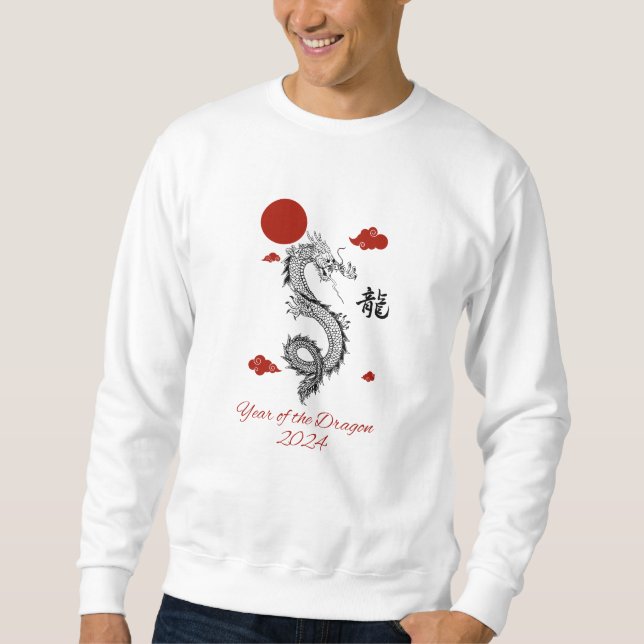 Sweatshirt Année du Dragon 2024 (Devant)