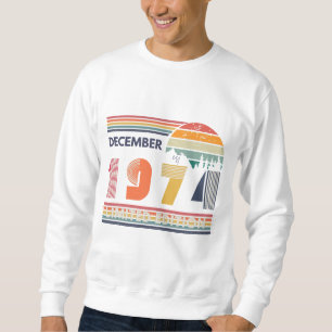 Sweatshirt Anniversaire 1974, 50e anniversaire