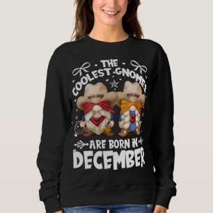 Sweatshirt Anniversaire Cowboy Gnomes Pour Les Filles Qui Son