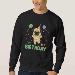 Sweatshirt Anniversaire de carlin pour les enfants C'est mon