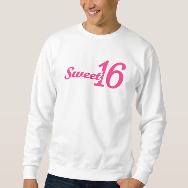 Sweatshirt Anniversaire du bonbon 16 (Devant)