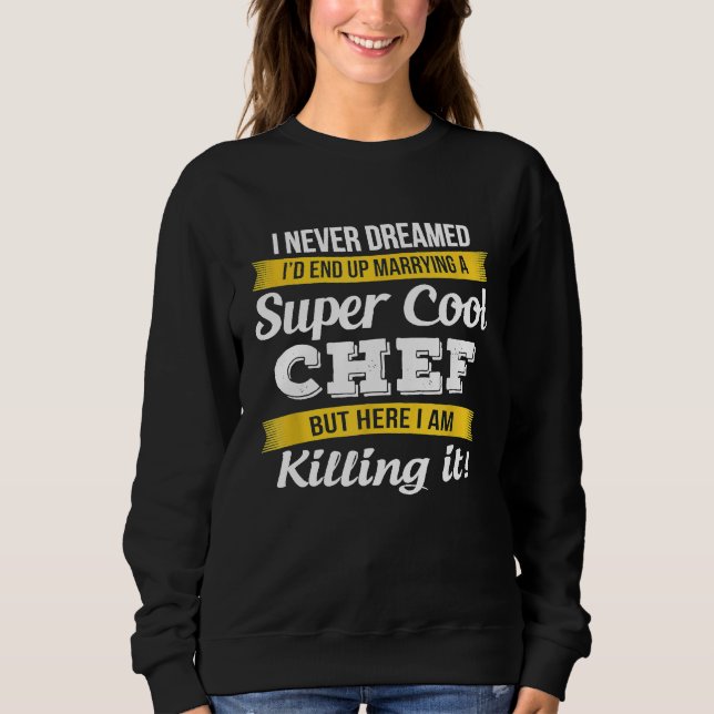 Sweatshirt Anniversaire Mariage des femmes Chefs (Devant)