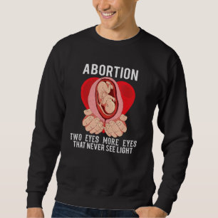 Sweatshirt Anti Avortement Choix Anti-avortement Arrêter Live