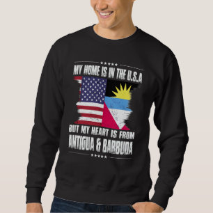 Sweatshirt Antigua Fièrement Patriot Américain Croissance Mai