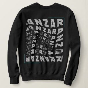 Sweatshirt Anzar Streetwear Twisted Typography Amazigh