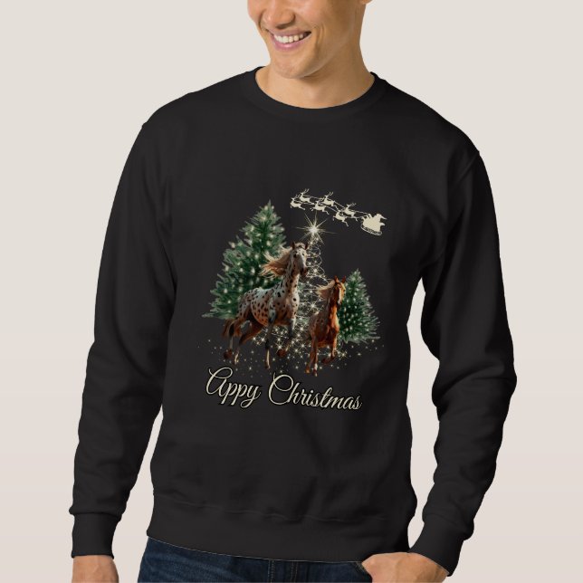 Sweatshirt Appaloosa Christmas (Devant)