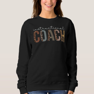 Sweatshirt Appréciation Leopard De L'Entraîneur Instructif Po