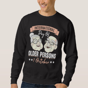 Sweatshirt Appuyer Les Personnes Âgées Et Les Personnes Âgées