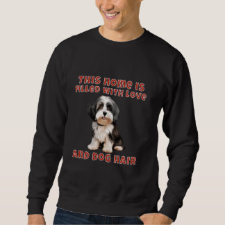 Sweatshirt Aquarelle Havanse Propriétaire De Chien Cette Mais