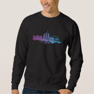 Sweatshirt Aquarelles de la skyline de la capitale allemande