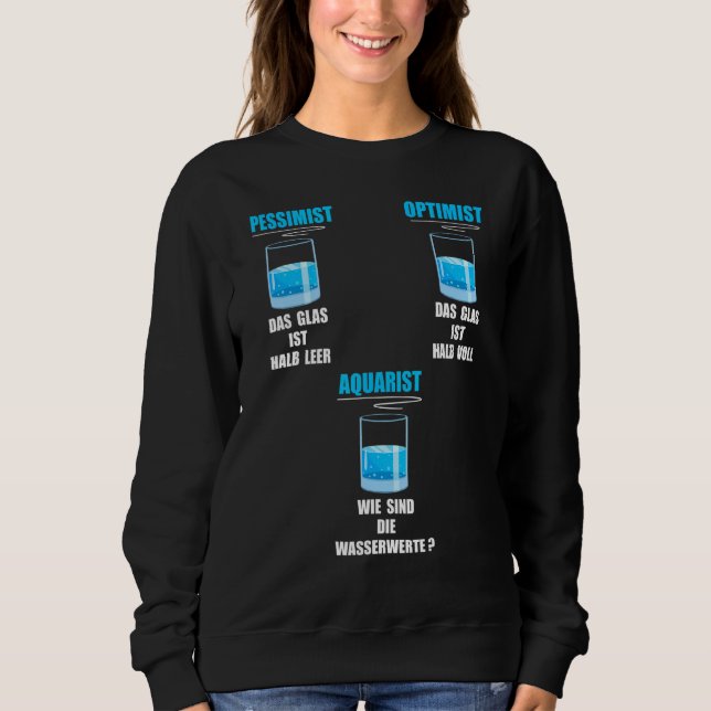 Sweatshirt Aquarium Amusant Aquarium Amateurs Et Garde De Poi (Devant)