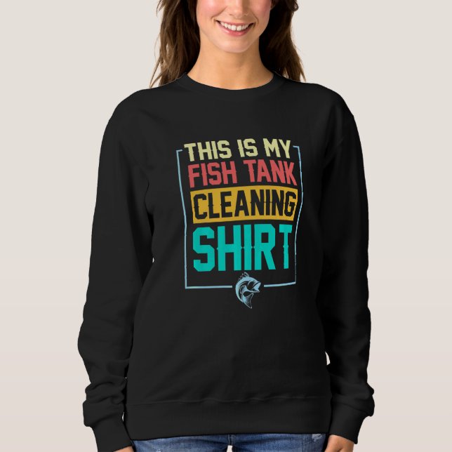 Sweatshirt Aquarium Tech Aquascaper Poisson Conserver Mon rés (Devant)
