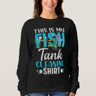 Sweatshirt Aquarium Tech Cute Pêche C'Est Mon Poisson Tan