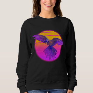 Sweatshirt Ara vaporwave Oiseau tropical Ornithologie