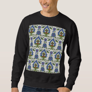 Sweatshirt Arabe Traditionnel : Carrelage Iznik sans couture.