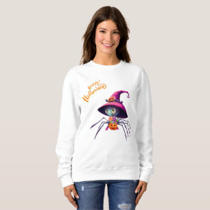 Sweatshirt Araignée/Halloween/chute/citrouille