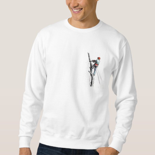 Sweatshirt Arb Art pour Arboriste et Arbre Chirurgien. (Devant)