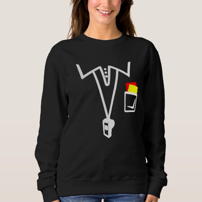 Sweatshirt Arbitre du costume de football (Devant)