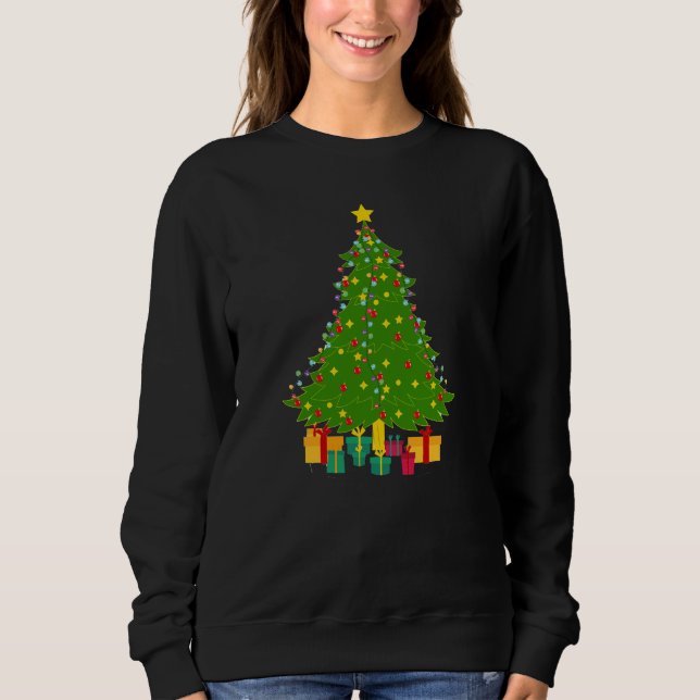 Sweatshirt Arbre de Noël (Devant)