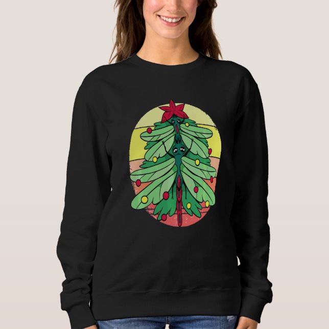 Sweatshirt Arbre de Noël Libellule (Devant)