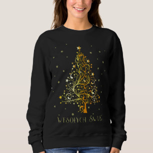 Sweatshirt Arbre de Noël polonais Ornement de décoration