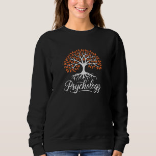 Sweatshirt Arbre de vie avec texte de psychologie   Art de la