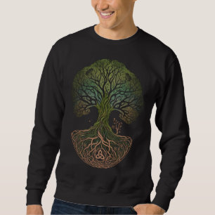 Sweatshirt Arbre de vie Yggdrasil  Graphique celtique norvégi