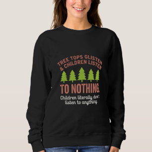 Sweatshirt Arbre scintille et les enfants n'écoutent rien ens
