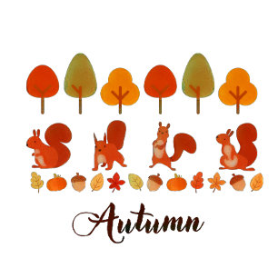 Sweatshirt Arbres colorés d'automne