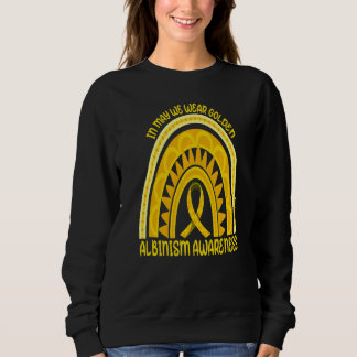 Sweatshirt Arc-En-Ciel En Mai Nous Portons Golden Albinism Se