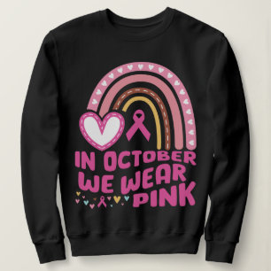 Sweatshirt Arc-En-Ciel Rose En Octobre Nous Portons sweatshir