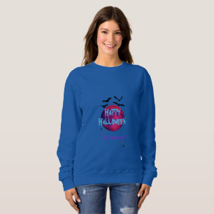 Sweatshirt Arch Moon Bat Spider Éffrayant Moderne Halloween h