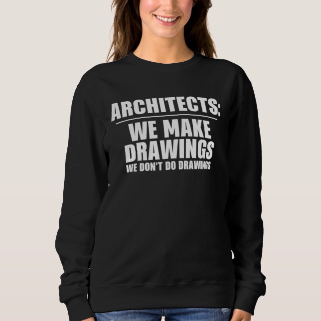 Sweatshirt Architect Student Architect Engineer Graduation (Devant)