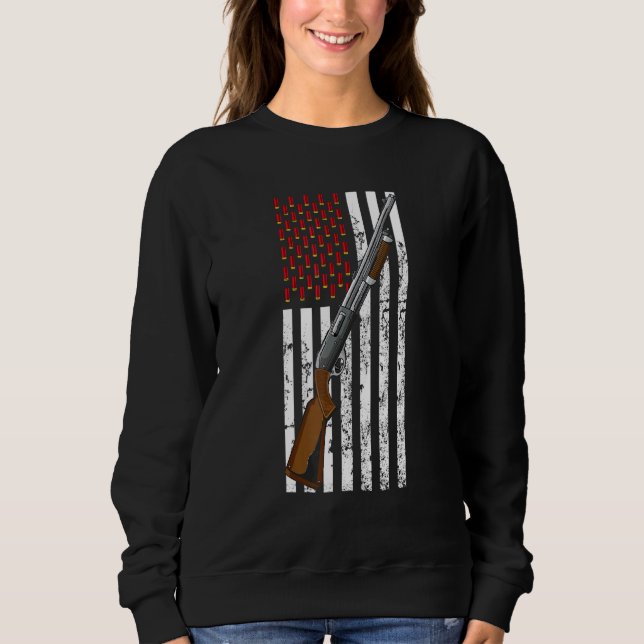 Sweatshirt Argile Cible Tir Usa Tir Drapeau Tir Panier (Devant)