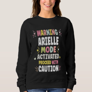 Sweatshirt ARIELLE Femme Personnalisée Personnalisé ARIELLE