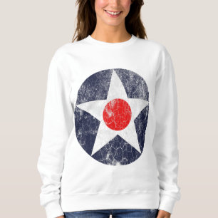 SWEATSHIRT ARMÉE AIR CORPS ROUNDEL US AIR FORCE INSIGNIA