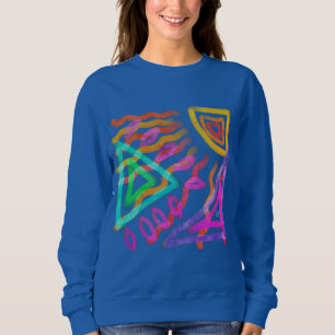 Sweatshirt Art Abstrait original à porter