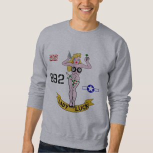 Sweatshirt Art de nez de Madame Luck WWII