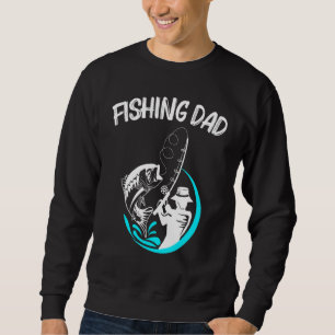 Sweatshirt Art De Pêche cool Pour Hommes Papa Pêcheurs Poisso