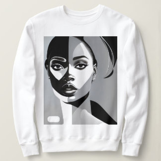 Sweatshirt Art Deco Girl