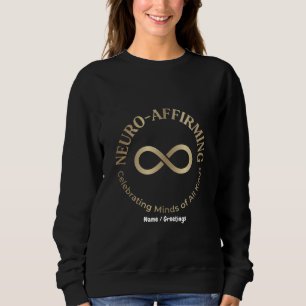 Sweatshirt Art Infini Arc-en-Ciel Affirmant le Système Nerveu