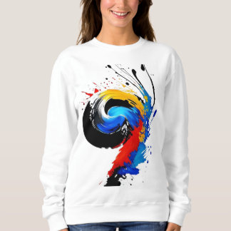 Sweatshirt art multicolore