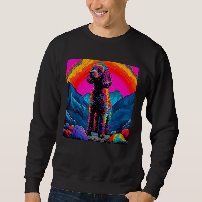 Sweatshirt Art Poodle Dog (Devant)