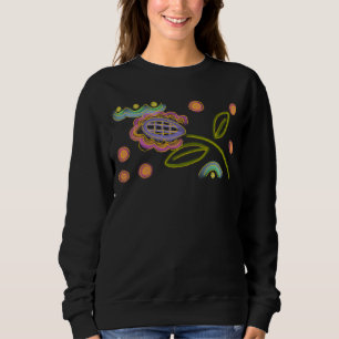 Sweatshirt Art portable Abstrait coloré