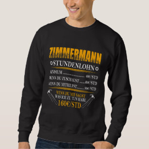 Sweatshirt Artisanat de menuiserie Mens Zimmermann
