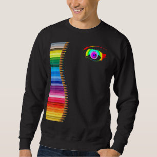Sweatshirt Artiste crayon