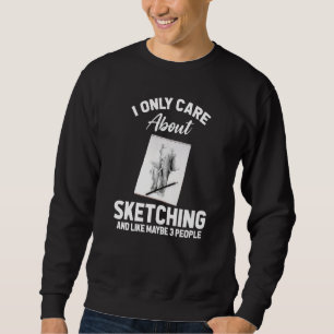 Sweatshirt Artiste Drôle Peintre D'Humour Artiste Artiste Art