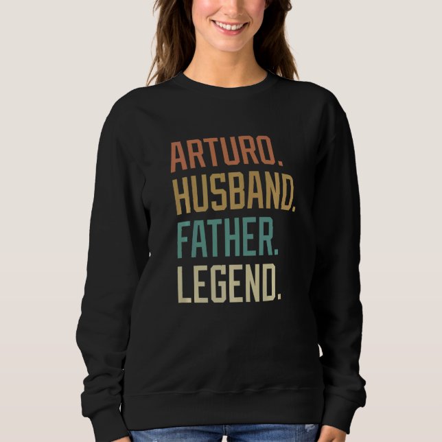 Sweatshirt Arturo Mari Père Légende Fête des pères Rétro (Devant)