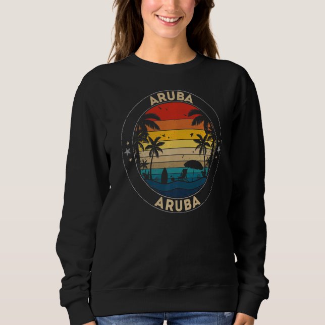 Sweatshirt Aruba Souvenir Aruba Rappel (Devant)