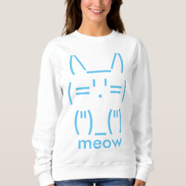 Sweatshirt ASCII Cat